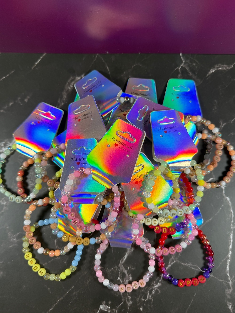 K-Pop Demon Hunters (KPDH) Beaded Bracelets | Party Favors 24pc